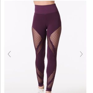 Nux All Net Legging in Purple Nights - Large